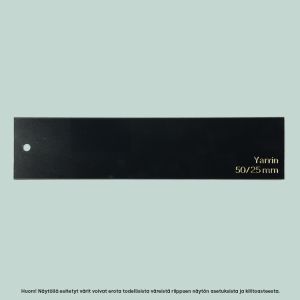 Musta puusälekaihdin, Yarrin