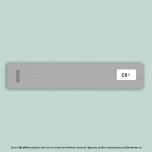 Tumma kiiltometalli säle 081