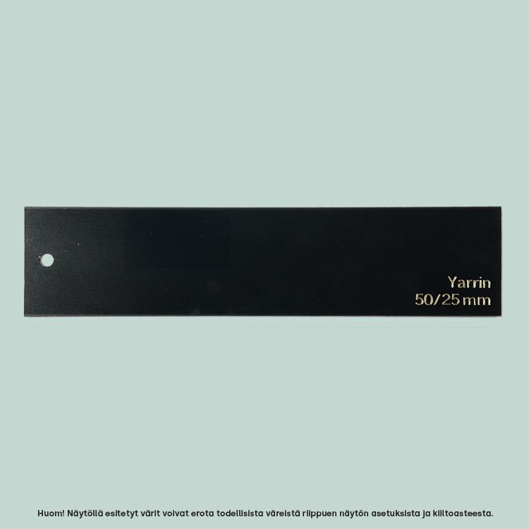 Musta puusälekaihdin, Yarrin