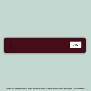 Viininpunainen säle 075